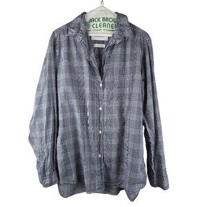 Grayson Anthropologie Gray The Hero Button Up Shirt in Plaid L